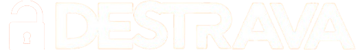Wordmark Destrava em branco